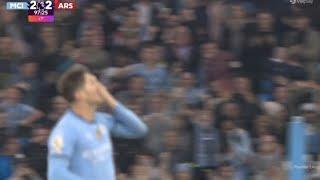 John Stones Goal 90+8, Manchester City vs Arsenal (2-2) All Goals and Extended Highlights