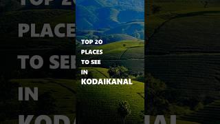 Top places to visit in Kodaikanal | kodaikanal travel guide #kodaikanal