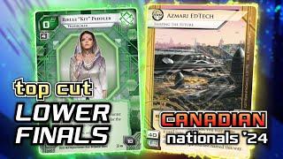 Netrunner Canadian Nationals 2024: Top Cut - Lower Finals - Mikhail (Kit) vs. Jon (Azmari)