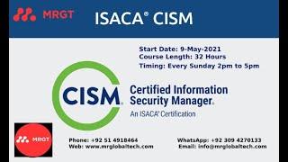 Certified Information Security Manager (CISM)