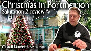 Christmas in Portmeirion, Salutation 2 full tour and Castell Deudraeth restaurant review.