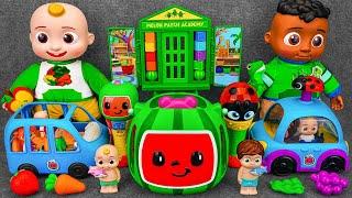 112 Minutes Satisfying Unboxing COCOMELON School Time Deluxe Playtime Set ASMR  Coco ASMR Tin