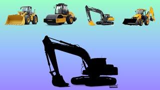 MENEBAK GAMBAR DENGAN BENAR!! MENCARI JCB EXCAVATOR ALAT BERAT CONSTRUCTION TRACTOR VEHICLE