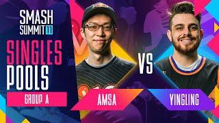 aMSa vs Yingling - Singles Pools: Group A - Smash Summit 11 | Yoshi vs Falco