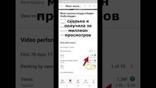 Сколько я ЗАРАБОТАЛА за миллион просмотров на Ютуб шортс