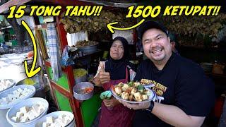 ⁠WARUNG INI SEHARI NGABISIN 1500 KETUPAT DAN 15 TONG TAHU!!