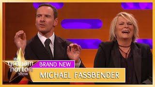 Michael Fassbender & Jennifer Saunders BOTH Fell Asleep on Set | The Graham Norton Show