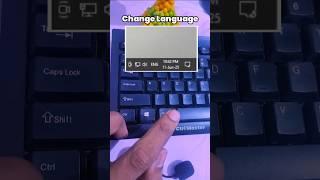  Change Language Instantly! ⏱️ | CTRL Master #Shorts #PCTrick #tech #computer