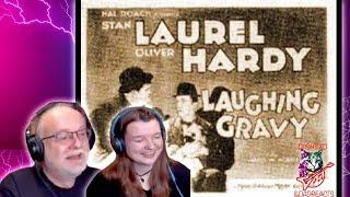 LAUREL AND HARDY LAUGHING GRAVY FULL FILM (Dad&DaughterReaction)