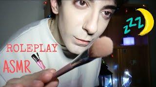 GREEK ASMR /ROLEPLAY/Ο φιλαράκος σου κάνει το make up σου για ραντεβού /Ρεαλιστικοί ήχοι 