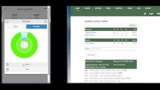 CricClubs Scoring App Demo (Old App March 2015)