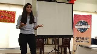 ''Mostly Eccentric" Icebreaker Speech at City of Joy Toastmasters Club