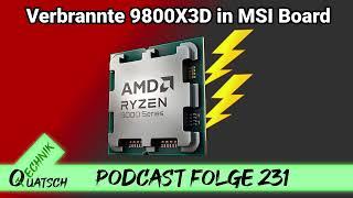 TQ231: Verkokelte Ryzen 9800X3D wohl User Error, Google Gemini verstört, H2-Knappheit an Tankstellen