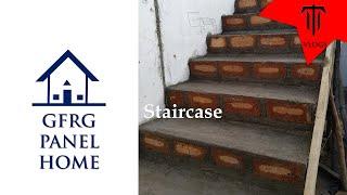 MY GFRG HOME | Design n build process of Staircase