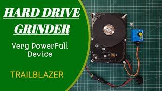 How To Make A Hard Drive Grinder | Grinder | E-TRAILBLAZER