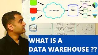 What is a Data Warehouse -  Explained with real life example | datawarehouse vs database (2020)