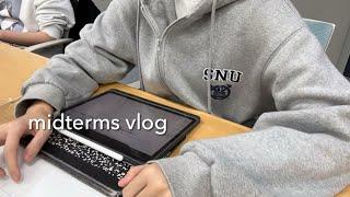 [eng] 서울대 공대 3학년 중간고사 브이로그Midterms Week at Seoul National University (junior year) with 톤28