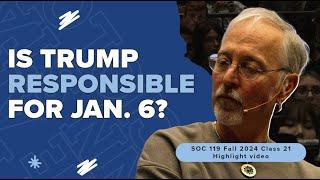 Sociology Professor Reflects on January 6 & Donald Trump #SOC119