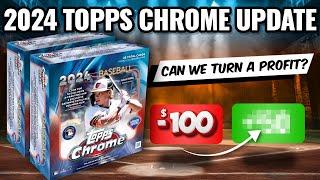 PROFIT CHALLENGE2024 TOPPS CHROME UPDATE 2 MEGA BOX RIP