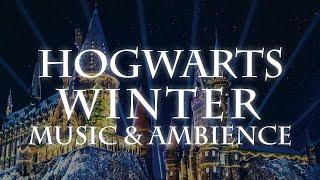 Winter at Hogwarts | Snow Ambience with Harry Potter and Fantastic Beasts Music (Remastered)