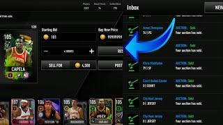 Tips On How To Sell Auctions In NBA LIVE MOBILE Season 8