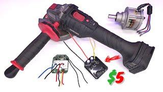 I will try to repair BL Controller of the Parkside Angle Grinder PWSAP 20-Li D4