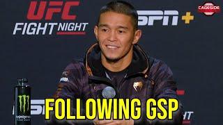 Asu Almabayev Models His Fight Style After GSP | UFC Vegas 93