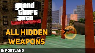 GTA: Liberty City Stories - All Hidden Weapons in Portland