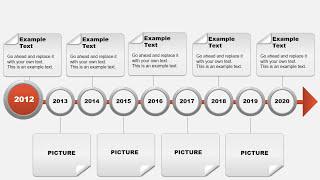 Business History Timeline - Timeline PowerPoint charts