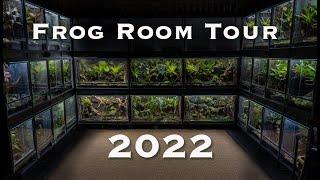 Frog Room Tour 2022!  New Rack System is Built!!