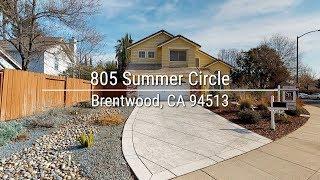 805 Summer Circle, Brentwood, CA 94513