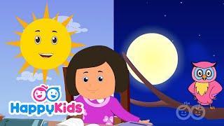 Different Times of The Day - Learning Songs Collection For Kids, Children And Babies | Happy Kids