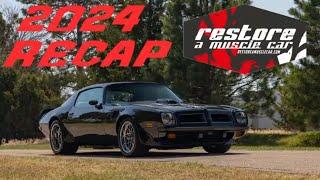 Happy New Year (2024 Recap From Restore A Muscle Car)