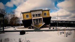 Upside down house in Tartu, Estonia