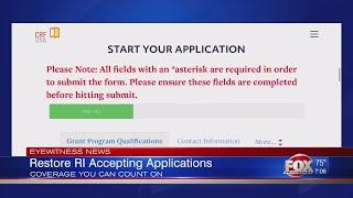 New relief grant applications for RI small businesses now available online