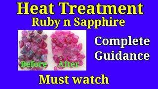 Heat Treatment of Ruby and Sapphire |gemstone dealing |