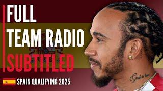 Hamilton Full Team Radio - Barcelona Qualifying 2025