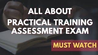 Practical Training Assessment ICAI Complete Details | PT TEST