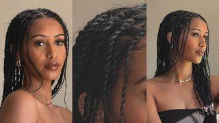 Senegalese Twists on Natural Hair Tutorial!