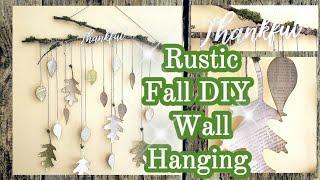 Fall DIY Decor || DIY Wall Hanging || Fall DIY & Decor Challenge