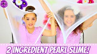 2 INGREDIENT PEARL SLIME!  NO BORAX, DETERGENT, SALINE OR BAKING SODA!