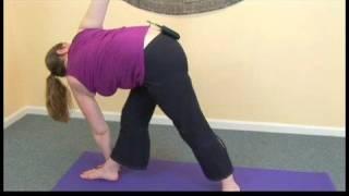 Advanced Yoga Poses & Twists : Yoga Twisting Triangle Pose