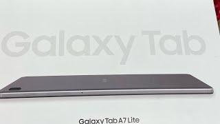 Samsung galaxy Tab A7 lite unboxing