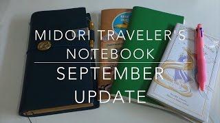 Midori Traveler's Notebook | September Update [九月旅人手帳」