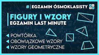 WSZYSTKIE FIGURY I WZORY  Kompletne przypomnienie! ️ | Egzamin Ósmoklasisty 2025