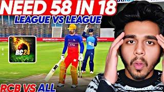 RCB Comeback From Here Tournament Factory - LEAGUELEAGUE In Real Cricket 24 #3 (Hardcore)