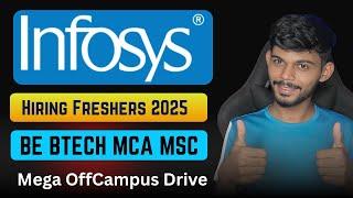 Infosys Mega Hiring Freshers 2024 & 2025 | Apply Now