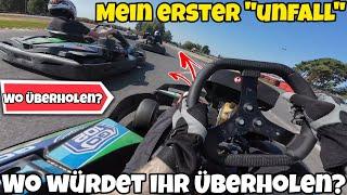 MEIN ERSTER "Unfall"TÜberholmanöver, riskantes Fahren und am Ende ein Dreher | GoKart Highlights