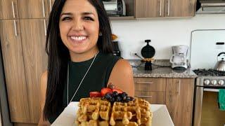 Waffles con harina de Quinua 