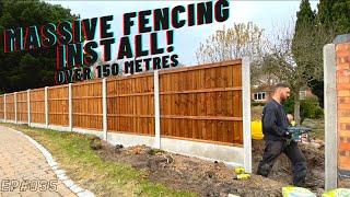 THE BIGGEST FENCE INSTALL WE'VE EVER DONE ON YOUTUBE! (OVER 150M!) - This Week At D&J Projects #035